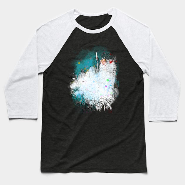 Spirits of the forest Baseball T-Shirt by kharmazero